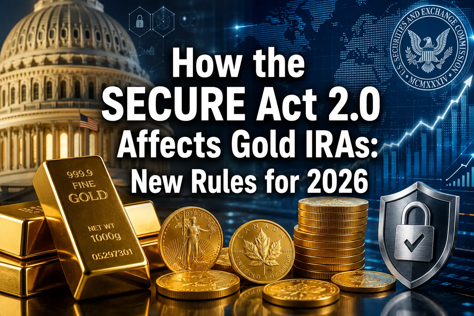 How the SECURE Act 2.0 affects Gold IRAs — new retirement rules for 2026
